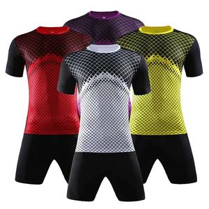 Conjuntos de camisetas de fútbol para adultos con impresión personalizada para hombres, ropa deportiva de entrenamiento y uniformes de fútbol al por mayor - Product Image 1