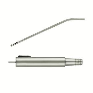 Dermis — filtre d'aspiration en gaz parotti, canlules avec poignée fixé, un trou central, angle de 3mm, 15cm - Product Image 2