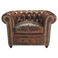 Canapé de salon moderne Blue Ocean Chesterfield à une place, style américain, en cuir synthétique véritable, avec fonction massage