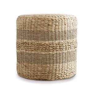 Puf-Mezcla otomana de algas marinas, jacinto de agua multiusos para el suelo, estilo asiático, nueva colección - Product Image 4