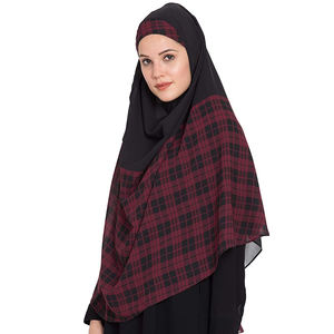 2022 Wholesale Hot Sale 78 Colors Islam Malaysia Hijab Muslim Georgette Bubble <b>Chiffon</b> <b>Scarf</b> Plain Solid Color Wrap Shawl - Product Image 4