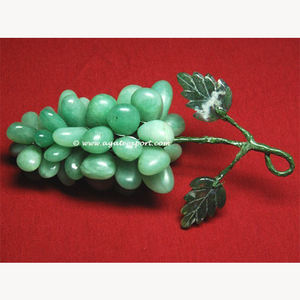 Aventurine verte faite à la main décoration en pierre de raisin articles de pierres précieuses de guérison Feng Shui - Product Image 1
