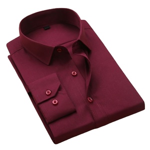 Chemise habillée formelle à manches longues pour homme en tissu Oxford 100 % coton, personnalisable OEM, écologique, respirante et infroissable - Product Image 4