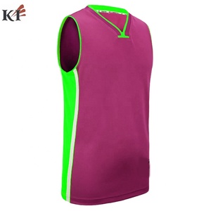 Maillot de basket-ball pour homme respirant et à séchage rapide, col en V, double bretelle, 100% polyester, avec nom, numéro et logo personnalisables - Product Image 2