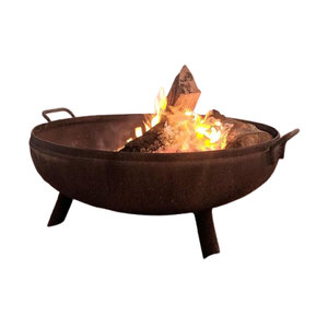 Brasero Redondo de Primera Calidad en Cobre con Soporte de Hierro para Uso en Interiores y Exteriores - Product Image 6