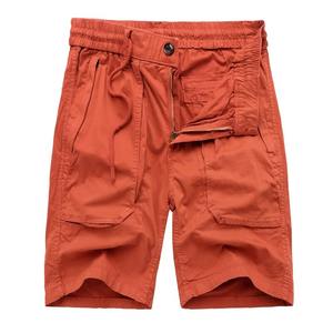 Pantalones Cortos Cargo de Lona a Cuadros de Verano con Cintura Elástica y Seis Bolsillos para Hombre, Ropa Casual Urbana, Moda Hip Hop, Joggers al por Mayor - Product Image 5