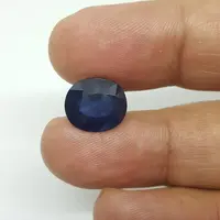 Kraliyet mavi safir 6 karat oval
