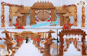 Mandap Portátil Moderno para Bodas Hindúes Tamaleñas, Ideal para Eventos Tradicionales de Sri Lanka en EE. UU. y Inglaterra - Product Image 6