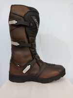 Bottes de Moto en cuir microfibre, pour motocyclette, motard Pro, vitesse, chaussures de course, Motocross,