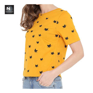 <b>Women</b> High Quality <b>t</b> <b>Shirt</b> Plain Blank <b>t</b> <b>Shirt</b> Any Color Available <b>t</b> <b>Shirt</b> with Side Split - Product Image 3