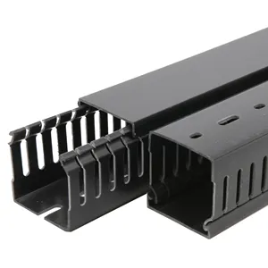 YORH-PEEO Widely Used Under Desk Cable Management Tray Black Pvc Wire Duct