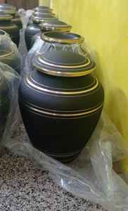 Suministros funerarios de latón con grabado de la bandera americana, urna funeraria - Product Image 6