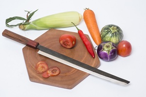 100% มือปลอมเชฟมีดญี่ปุ่นซูชิซาซิมิมีดครัว - Product Image 3