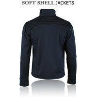 Veste softshell d'hiver pour homme, résistante à l'eau, écologique, avec poches avant, col montant, noire, réversible, coupe-vent, respirante