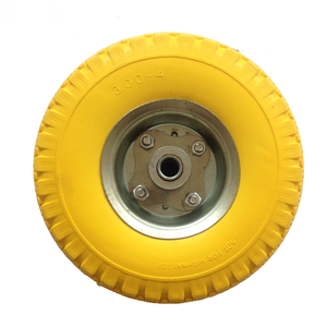 Brouettes chariots À Main Et Chariots À Main Innovant Supportable Pneu Roues En Acier En Caoutchouc Roue En Mousse PU 3.00-4-1 - Product Image 1