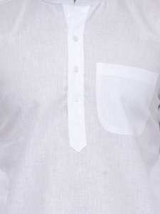 Fabricant et grossiste de robe de mariée traditionnelle indienne kurta pyjama homme chemise en coton kurta pyjama en coton - Product Image 6