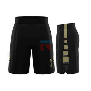 กางเกงกีฬาขาสั้นผู้ชายสีขาวลายเขียว ผ้าโพลีเอสเตอร์/คอตตอน เบอร์ 23 แห้งเร็ว เอวยางยืด สำหรับฝึกซ้อมบาสเกตบอล - Product Image 6
