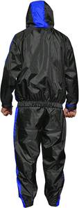 Unisex Men Women <b>Sauna</b> Suits Weight Loss Jacket + Pant Workout Sweat Sets - Product Image 4