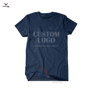 T-shirt à col en O pour hommes T-shirts vierges de gymnastique 100% coton Vente en gros Tissu tricoté de haute qualité - Product Image 4