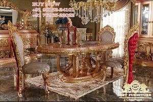 Best Luxury Hand Carved Dining Room Furniture Buy Classic Luxury Dining Room Furniture Set Luxury Royal Carved Dining Room Set - Product Image 2