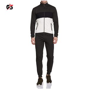 Men's Sweat Suit Customized Logo Fabric Printing 100% Cotton Fleece Daily Routine Wear OEM Service Type High Quality Tracksuit - Product Image 4