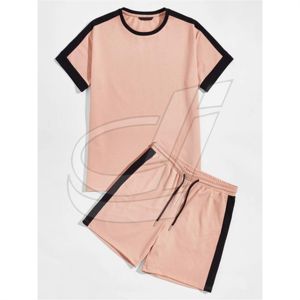 Chándal deportivo de manga larga para hombre, ropa de playa de alta calidad, conjunto de sudadera con pantalones cortos, conjuntos dobles de verano - Product Image 3