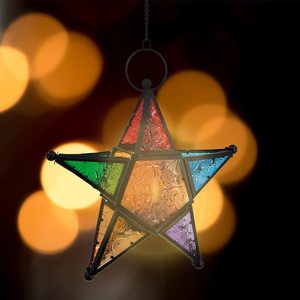 Best Quality New Handmade Multi-Colored Glass <b>Star</b> <b>Lights</b> for Home Decoration for <b>Christmas</b> Occasions - Product Image 2