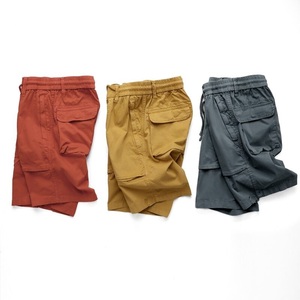 Pantalones Cortos Cargo de Lona a Cuadros de Verano con Cintura Elástica y Seis Bolsillos para Hombre, Ropa Casual Urbana, Moda Hip Hop, Joggers al por Mayor - Product Image 6