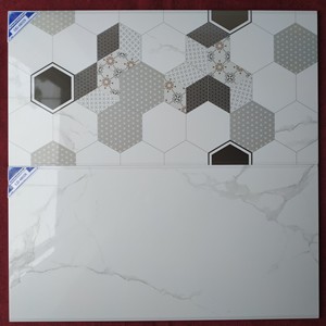 Carrelage de sol et de mur en céramique CMC de haute qualité Design classique moderne pour l'intérieur de la salle à manger de l'hôtel Finition brillante-Vente en gros - Product Image 2