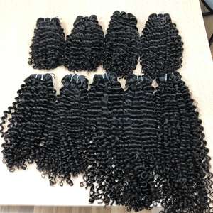 Extensions de cheveux Remy vietnamiens naturels Remy, Deep curly, haute qualité, Double trame fait Machine, en vente en gros, prix en gros - Product Image 3