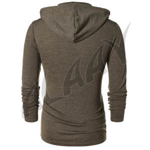 Sweat à capuche vierge pour hommes, de bonne qualité, printemps, - Product Image 3