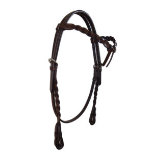 Cabestro Occidental de Cuero Vacuno Argentino de Primera Calidad, con Cuentas, Diseño Anudado Hecho a Mano, Tamaño y Color Personalizables, Confianza del Jinete - Product Image 2