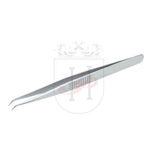 Vetus — pincettes larges courbées pour faux cils, 6mm, 45 degrés, pour Extension de cils, avec poignée au doigt, étiquette privée - Product Image 1