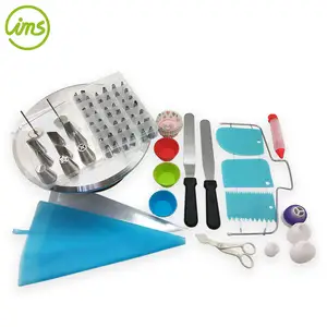 183 Pcs Cake Decorating Supplies Kit With Turntable