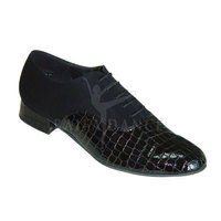 Sepatu Dansa Salsa Latin Pria Kualitas Terbaik, Nyaman, Bahan Kulit Paten, Sol Suede, Ukuran & Warna Dapat Disesuaikan