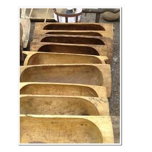 Cuenco de madera para amasar, cuenco de madera Natural hecho a mano para decoración del hogar, artesanías modernas - Product Image 1