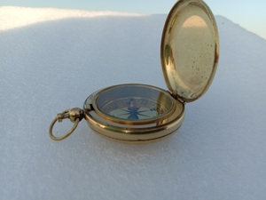 Brass Pocket And Necklace Pendant <b>Compass</b> <b>Old</b> Rose London Style Nautical <b>compasses</b> - Product Image 5