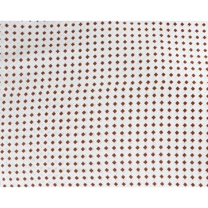 Marron et Blanc 100% Coton Quilting Tissu par la cour D'impression de Bloc de Main De Couture Foulards en Tissu Tissu Décoratif - Product Image 2