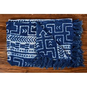 Manta de algodón con estampado de bloque de mano personalizado, manta decorativa para sofá con borlas, al mejor precio - Product Image 2