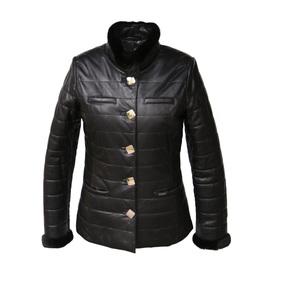 Veste de motard unisexe, en cuir de mouton, fermeture à glissière, couleur noire, pour motard, toutes les couleurs, fabriqué au Pakistan - Product Image 1