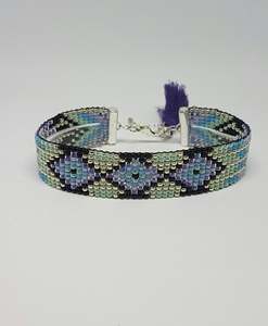 กำไลข้อมือทำมือคุณภาพสูง, กำไลถัก - Product Image 1
