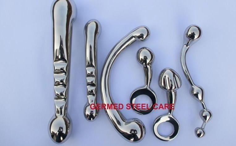 stainless steel sex toy Amazon.com: Stainless Steel Double-Ended Dildo G-spot Massage Anal Plug  Stimulate Wand Fetish Dildo Solid Metal Curved Dual Ended Masturbation Sex  Toy for Couple (S) : Health & Household main image 0