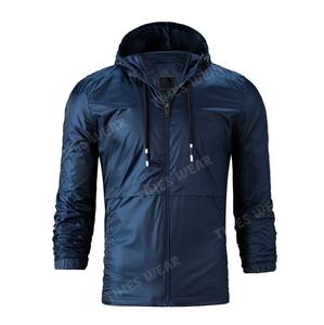 Chaqueta con cordones para hombre, chaqueta informal y profesional, elegante, con capucha, lisa, última moda, Primavera - Product Image 5