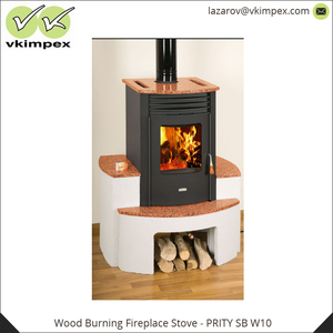 Cheminées en acier modernes 470x470x840 mm Poêle 92 kg Utilisation en intérieur Installation autonome Conçue pour la chambre à coucher Villa - Product Image 3