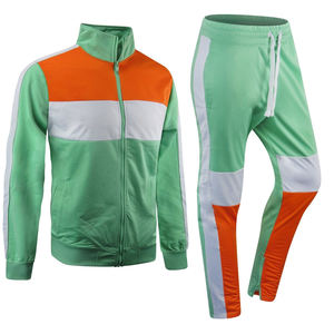 Men 100% Polyester Multi Color Zipper Tracksuit SoccerTracksuits Best <b>Light</b> Weight Unique Design <b>Cheap</b> Low Price - Product Image 5