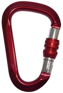Outdoor Sports 26kN HMS Type Screw Gate Hook Rescue Mountain Climbing Aluminum Carabiner - Product Image 6