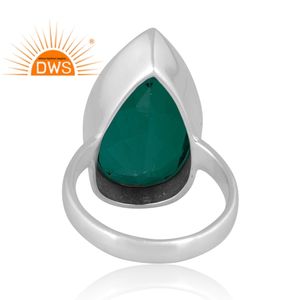 แหวนซ้อนกันได้สำหรับผู้หญิงเครื่องประดับควอตซ์อัญมณีธรรมชาติแบบคู่จากเงินแท้ของ925 - Product Image 4