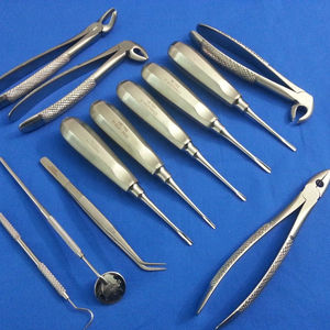 KIT Básico de instrumentos de extracción para cirugía DENTAL, 12 unidades - Product Image 1