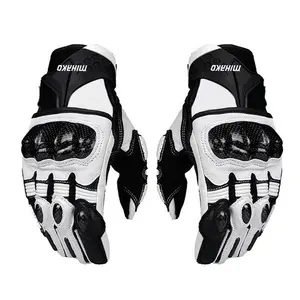 New Design Custom Logo Leather Motor Bike Sports Glove Motorbike Motorcycle Gloves For Racing