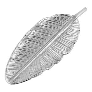 Plat à feuilles en aluminium de qualité supérieure avec argenterie élégante finie pour le service de fruits secs et de desserts de table vente en gros - Product Image 3